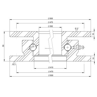Obrotnica o śr. zew. 500 mm