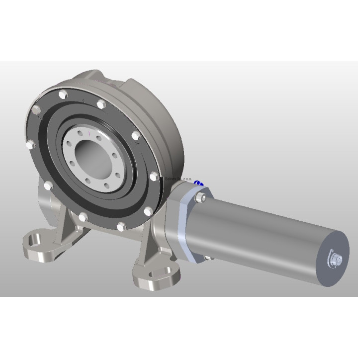 Obrotnica ślimakowa 200 zintegrowana z silnikiem 24V DC