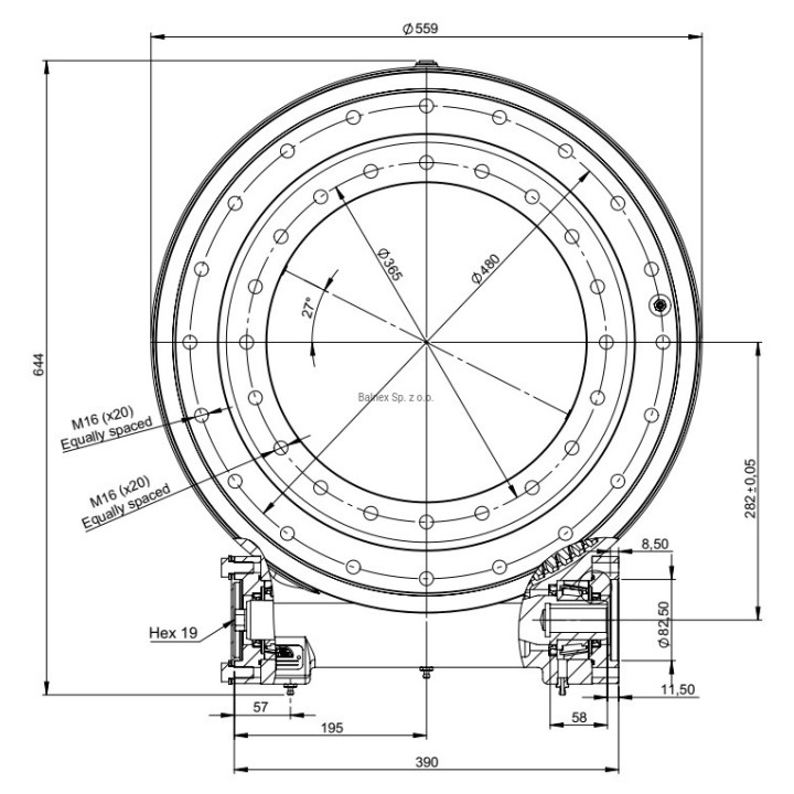 Obrotnica zintegrowna ślimakowa 523 (1)