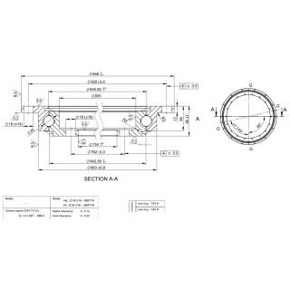 Łożysko o śr. zew. 948 mm