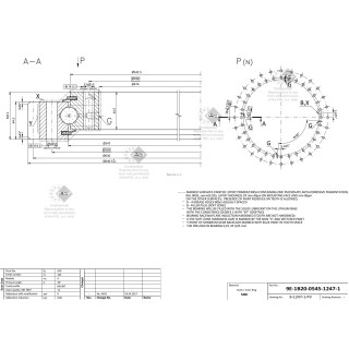 Łożysko o śr. zew. 640,3 mm