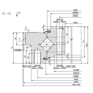 Łożysko o śr. zew. 531,3  mm