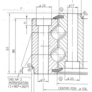 Łożysko wieńcowe -  Condecta  Kran E 3010/20