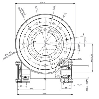 Obrotnica zintegrowna ślimakowa 314