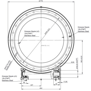 Obrotnica zintegrowna ślimakowa 700