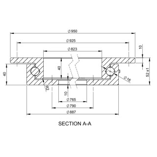 Obrotnica o śr. zew. 950 mm