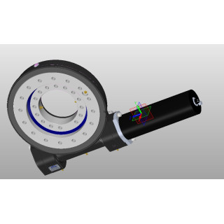 Obrotnica ślimakowa 314 zintegrowana z silnikiem 24V DC
