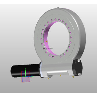 Obrotnica ślimakowa 435 zintegrowana z silnikiem 24V DC